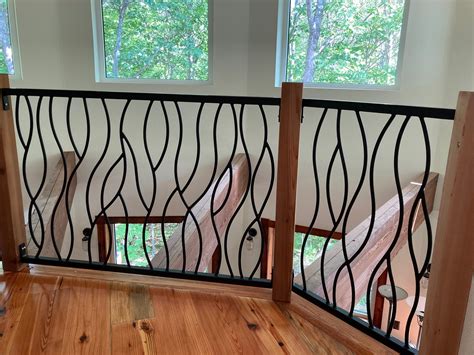 metal balcony fabricator virginia|custom iron railings.